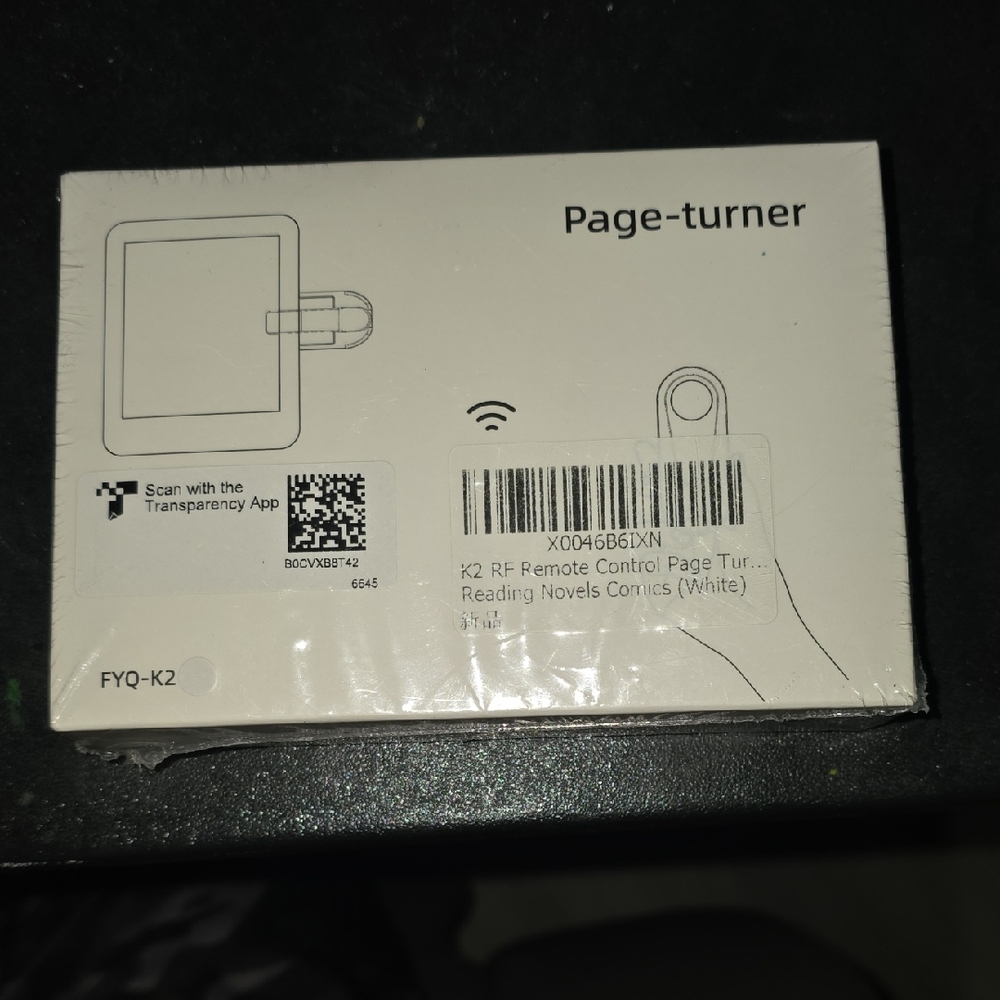 White K2 RF Remote Control Page Turner